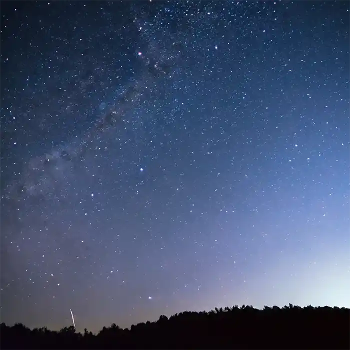 夜空の写真